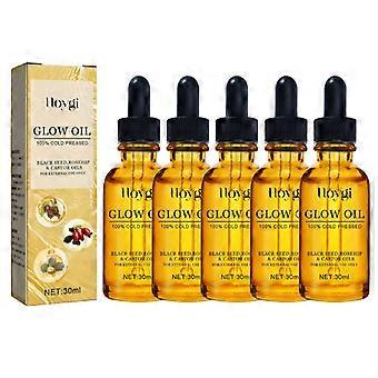 1-5x Lalenas Öl Schwarzkümmelöl, Hagebuttenöl, Rizinusöl, Lalena Hagebuttenöl Schwarzkümmelöl und Rizinusöl, kaltgepresstes Lilinas Öl
