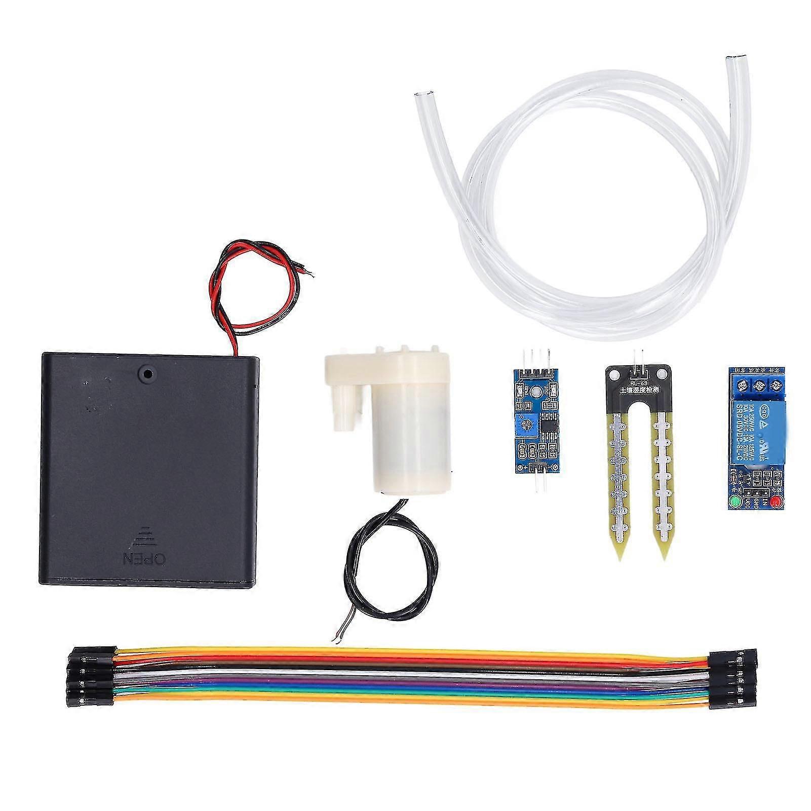 Diy Electronic Watering Kit Automatic Irrigation System Module Soil Moisture Sensor Pump