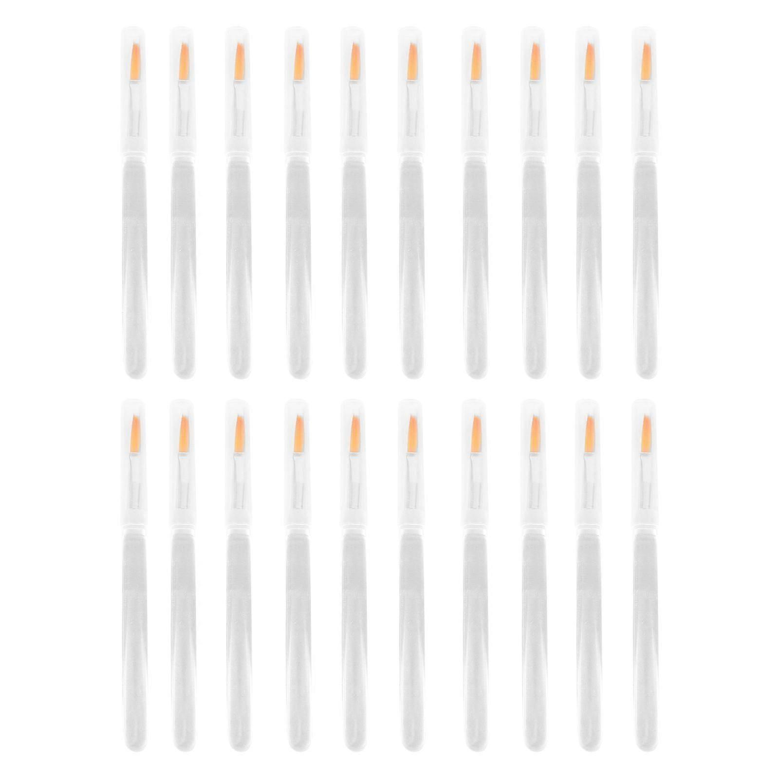 Disposable Lip Brush Makeup Tools compatible with Lipstick Application 20Pcs Pack