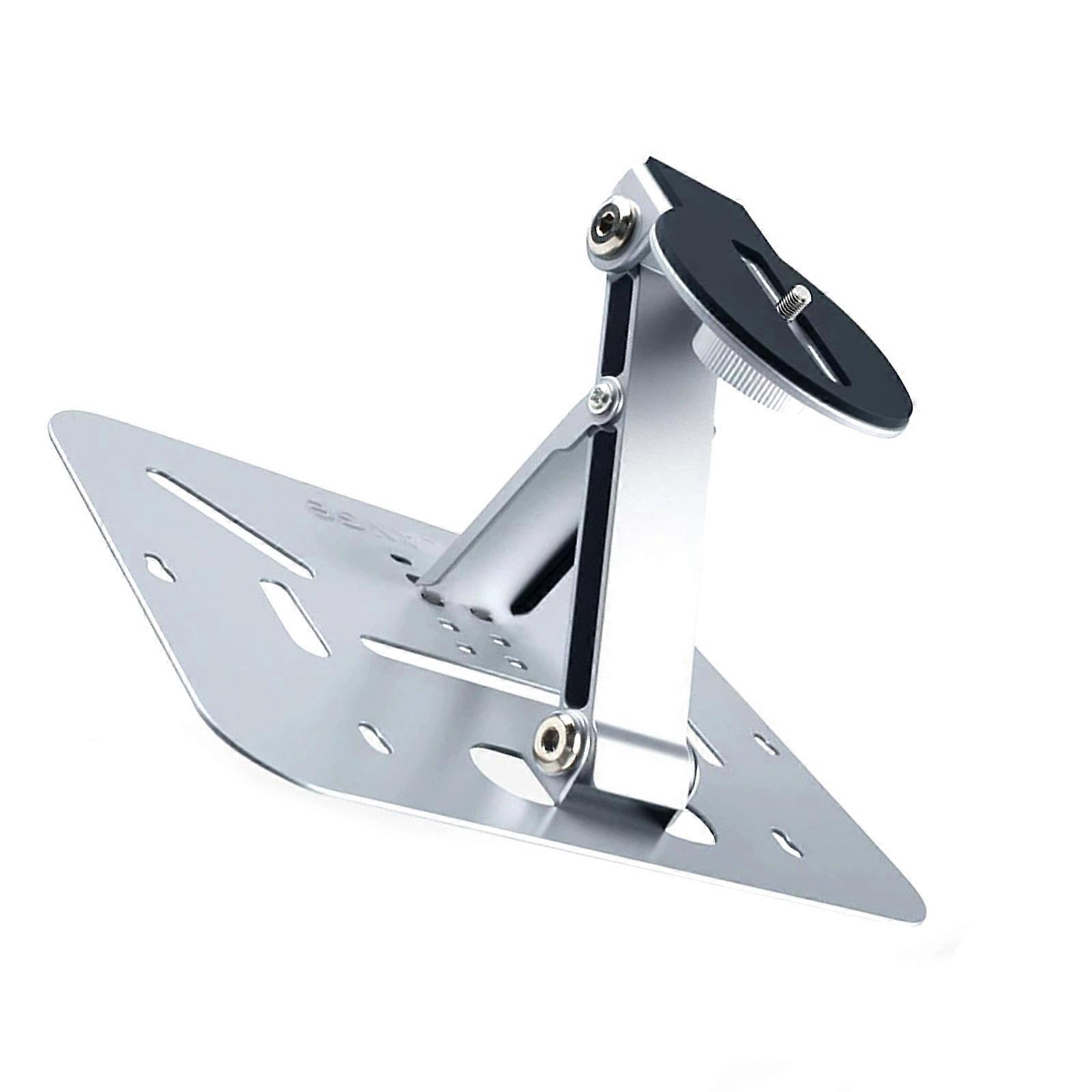 Projector Stand Table Foldable Desktop Mount Ceiling Adjustment For Most Projector Desktop Wall Ceiling Installation  Silver