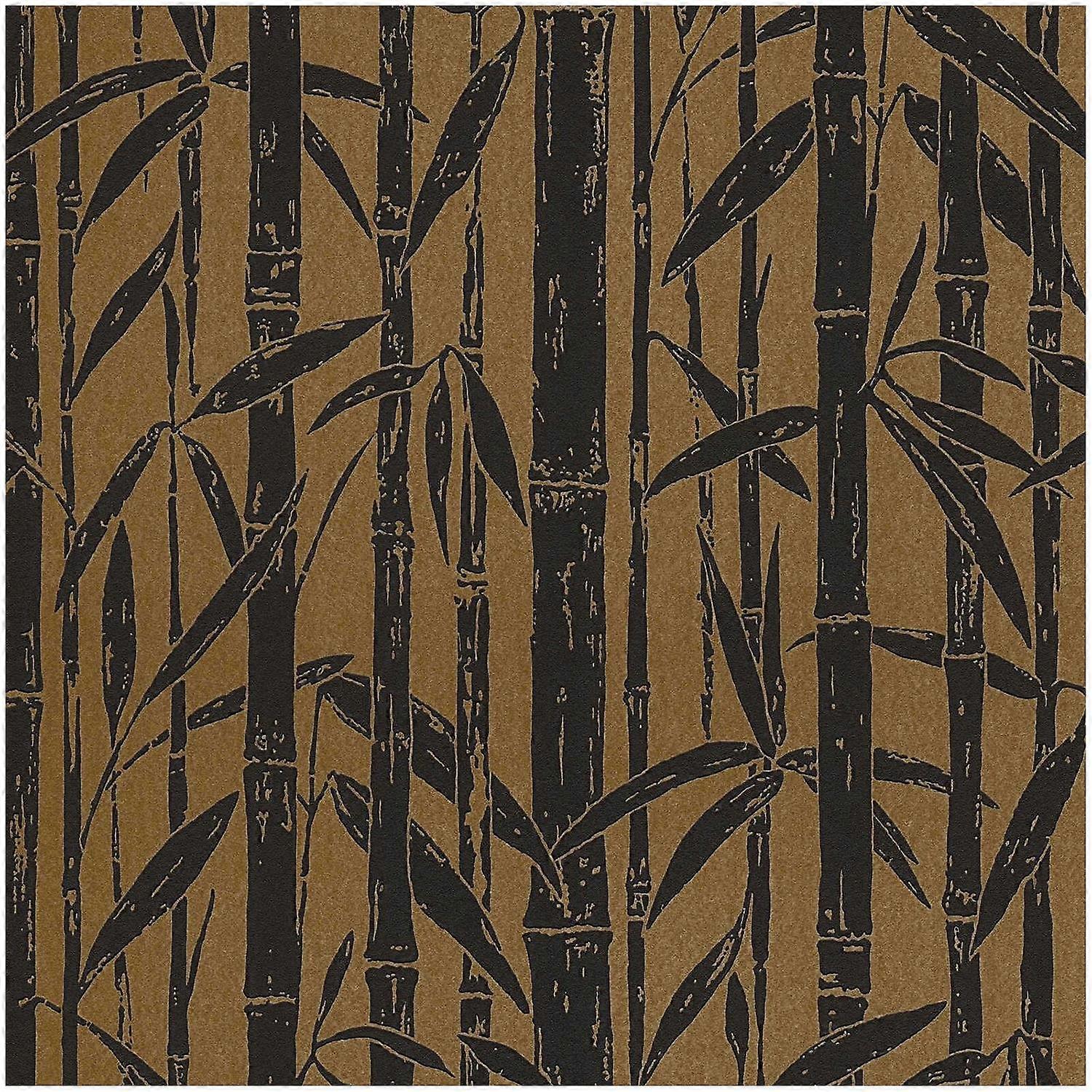 Black Gold Bamboo Wallpaper