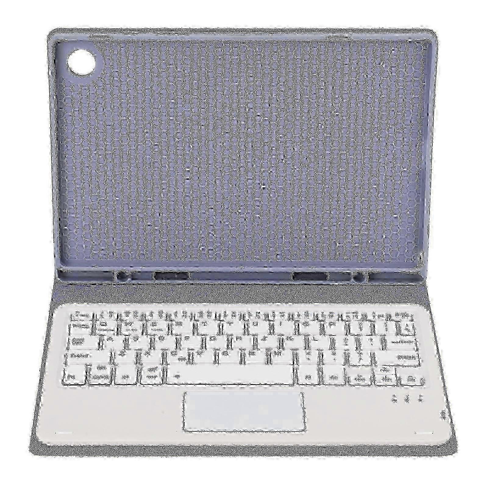Detachable Bluetooth Keyboard Case, Stable Typing, Precise Cut PU Tablet Case for Work & Study, Compatible with Tab A8 10.5