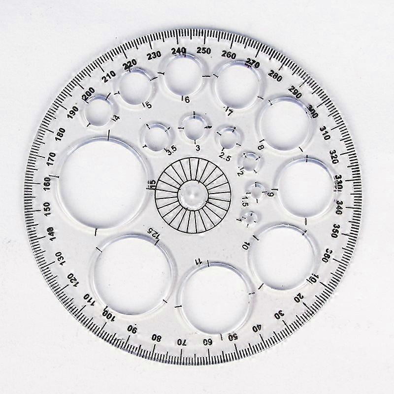 Multifunctional Geometric Ruler, Universal Ruler for Multifunctional Design, Geometric Drawing Model Measuring Tool