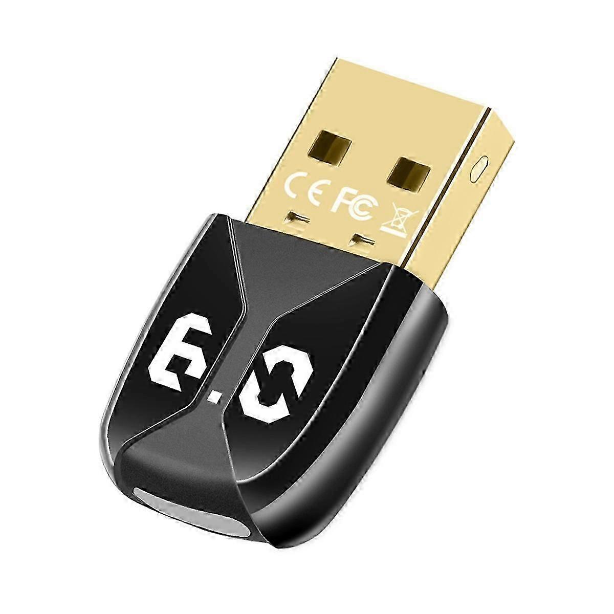 USB Bluetooth6.0 Dongle Bluetooth6.0 Adapter Receiver Transmitter for Bluetooth Keyboard Mouse Head