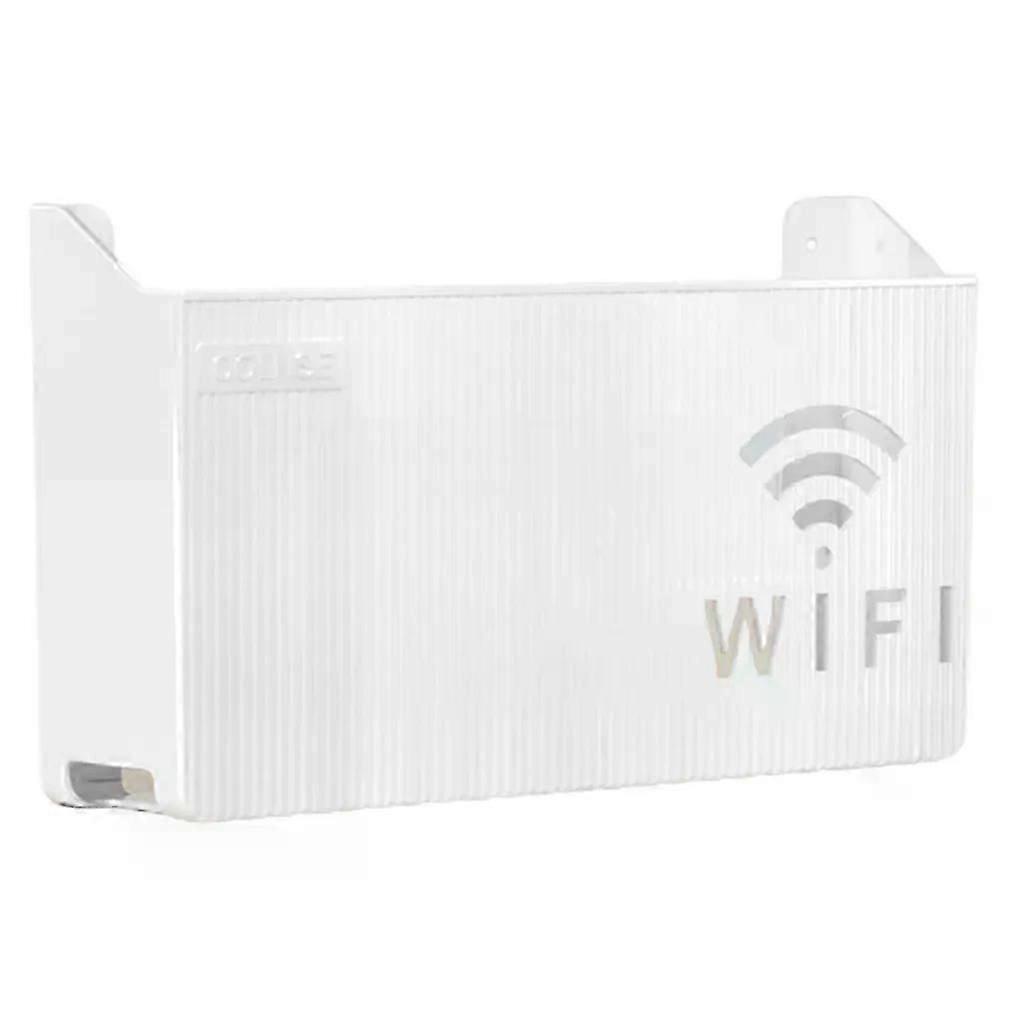 Storage Box Simple Reusable Sturdy Elegant Wall-Mounted WiFi Router Storage