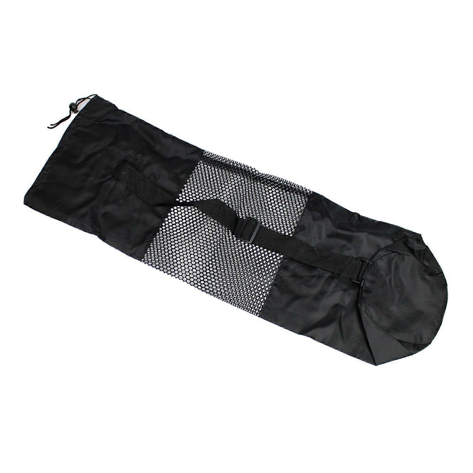 Kaesi Yoga Pilates Mat Bag Adjustable Mesh Polyester Adjustable Strap Compressed Pouch