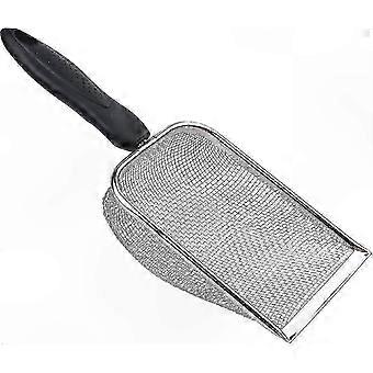 Reptile Sand Sifter with Stainless Steel Mesh for Efficient Filtering