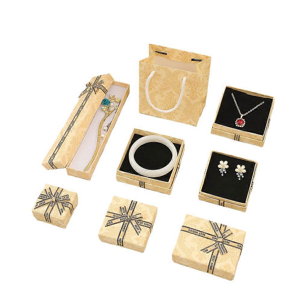 Multi-Size Classic Pattern Jewellery Box Organiser Set