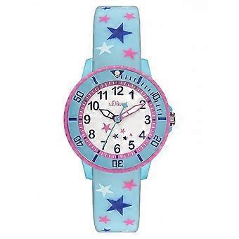 s.Oliver silicone band watch kids SO-3179-PQ