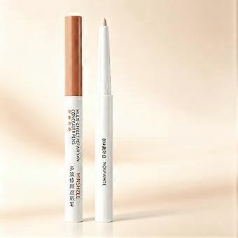 Dual Shade Concealer Pen, Ivory Natural Color Under Eye Dark Circle Cover Brightening Face Makeup Stick, Holiday Gift