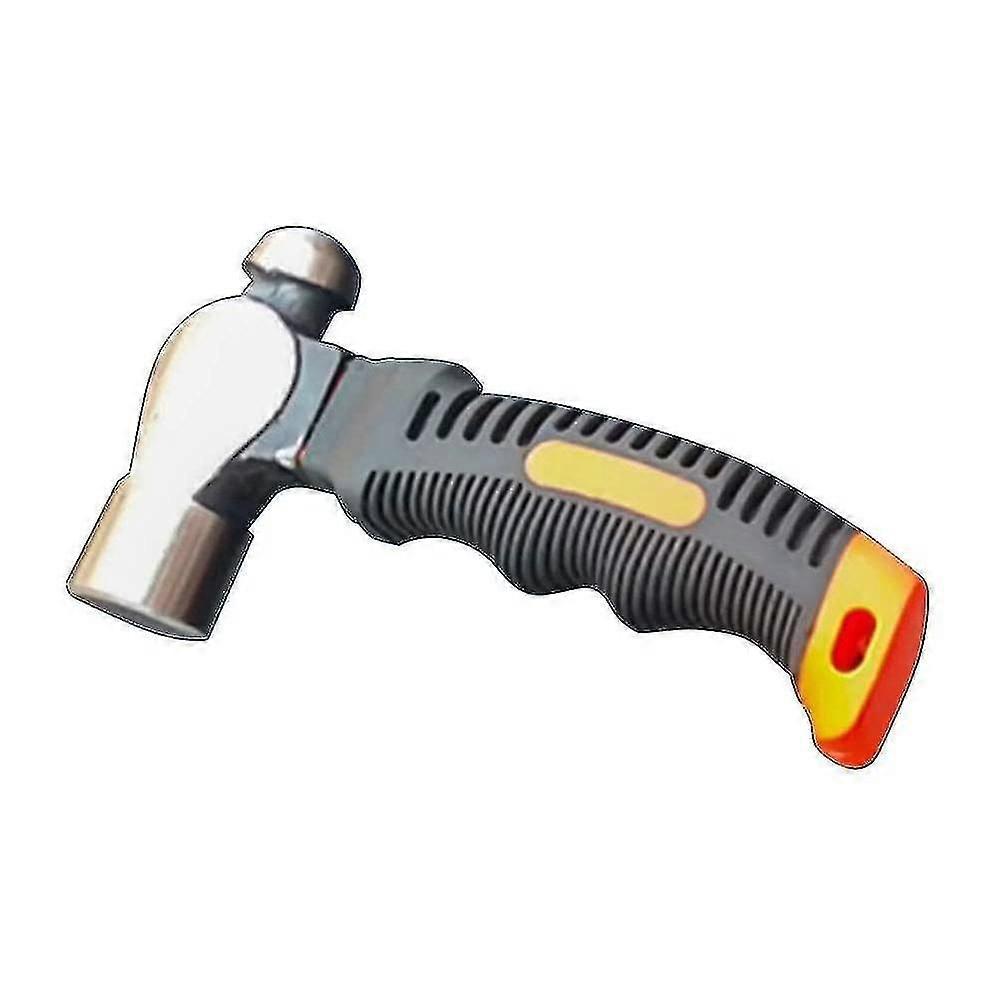 Mini Round Head Hammer, Forged Hammer Mini Round Hammer Non-slip Rubber Handle,random Color