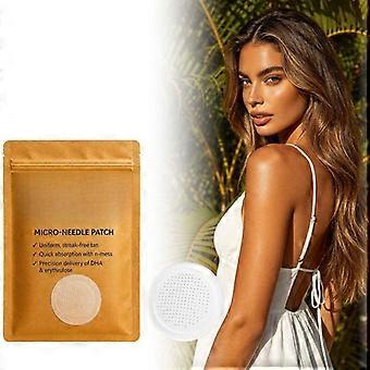 Sun Free Glow Micro-Needle Patches 7pcs, Natural Tanning Patches, Streak-Free Self-Tan Patches for Natural Even Skin Tone, No-Mess Tanning Care