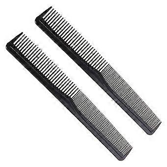 Peignes à cheveux antistatiques en plastique, lot de 5, noirs.