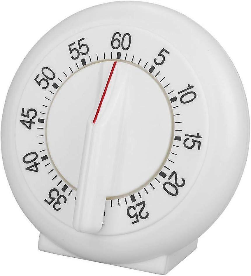 itchen Timer, Mechanical Timer 60 Minutes Count Down Alarm Reminder White Round Shape Timer Kitchen Cooking Ring