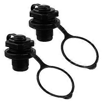 2 pezzi di vite per valvola dell'aria per gommoni: valvola di sicurezza per kayak da 24 mm - connettore dell'aria per gonfiaggio kayak - tappo per paddle board per gommoni