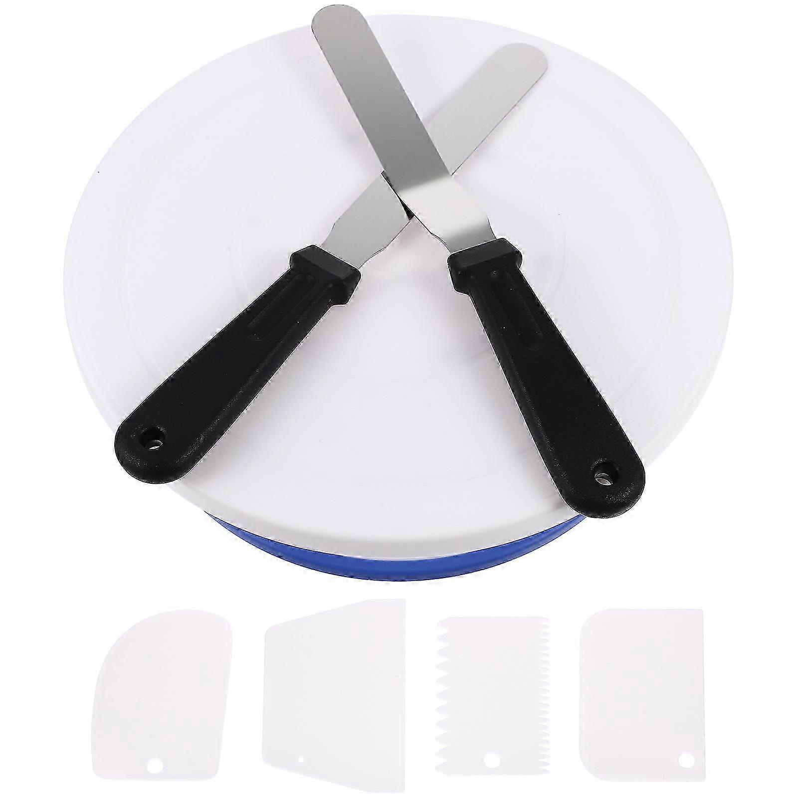 Cake Decorating Stand Cake Turntable for Flexible Operation 1Set Assorted Color