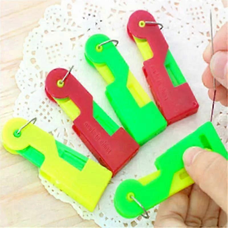 Easy Automatic Needle Threader Elderly Guide Needlework Accessory 10Pcs DIY Home Hand Machine Sewing Tools