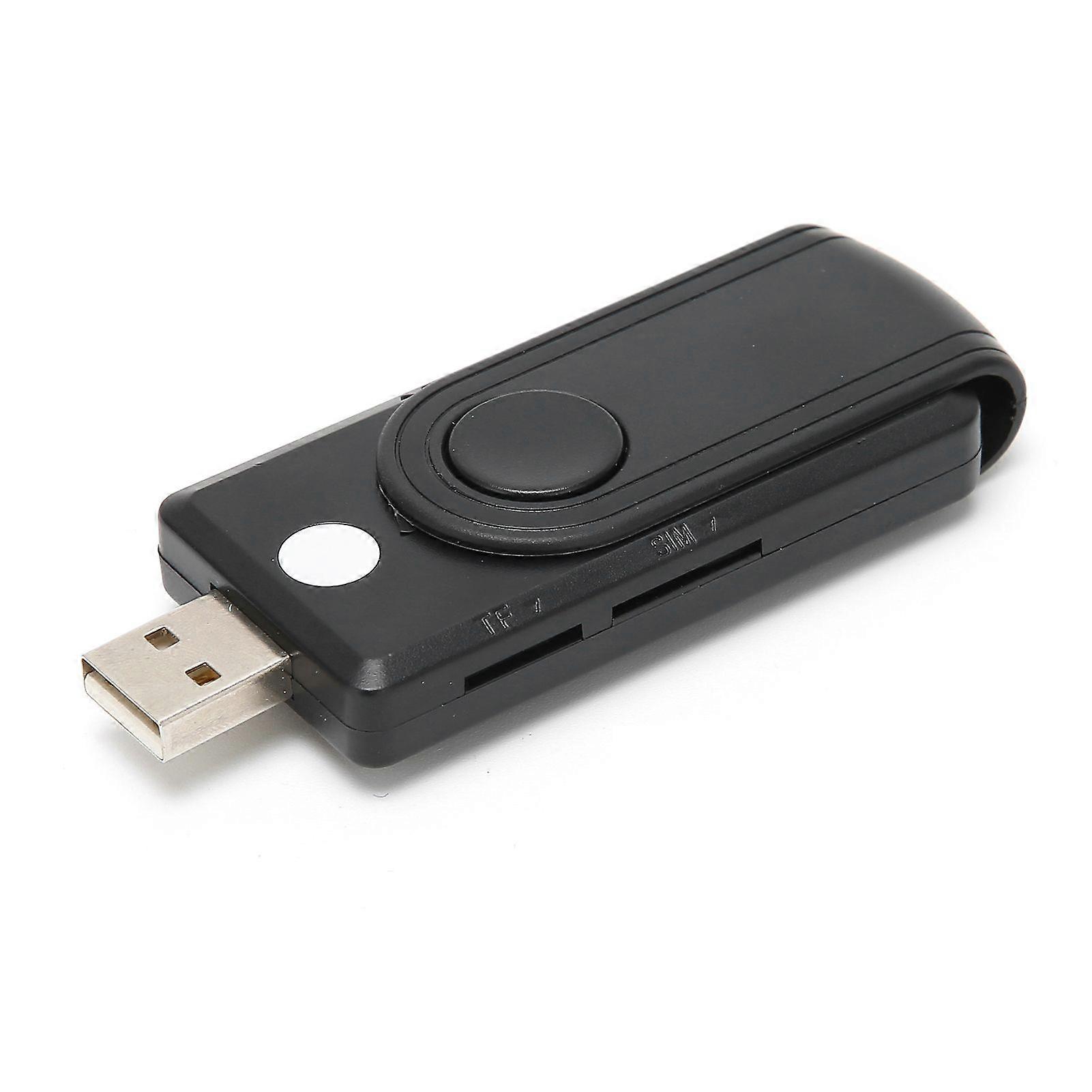 Card Reader Mini Portable Intelligent SD/TF ID MultiPort SIM Phone Cards Recognizer