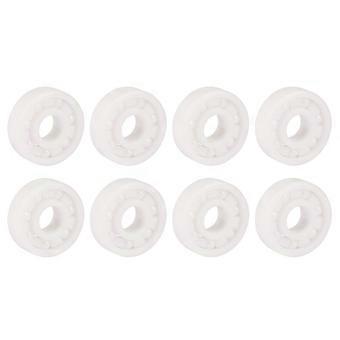 8 stücke Weiß Farbe ZrO2 Volle Keramik Miniatur 608 Kugellager 8x22x7mm