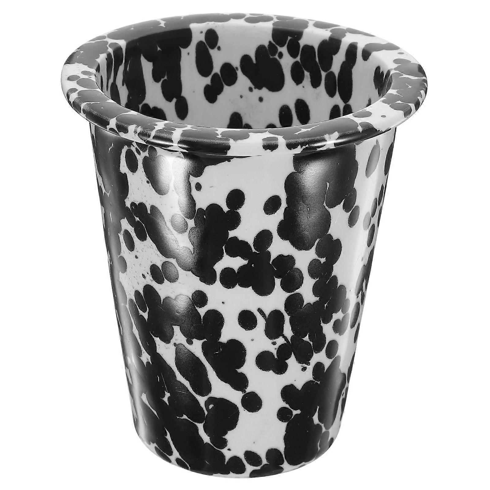 Ceramic Water Mug for Drinking Mug 4Pcs Black Multi-Purpose Cups