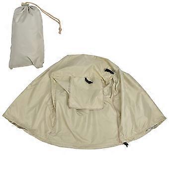 109x76x74cm Hunde Wire Crate Cover Vandtæt støvtæt Pet Bur Cover til indendørs udendørs beskyttelseBeige