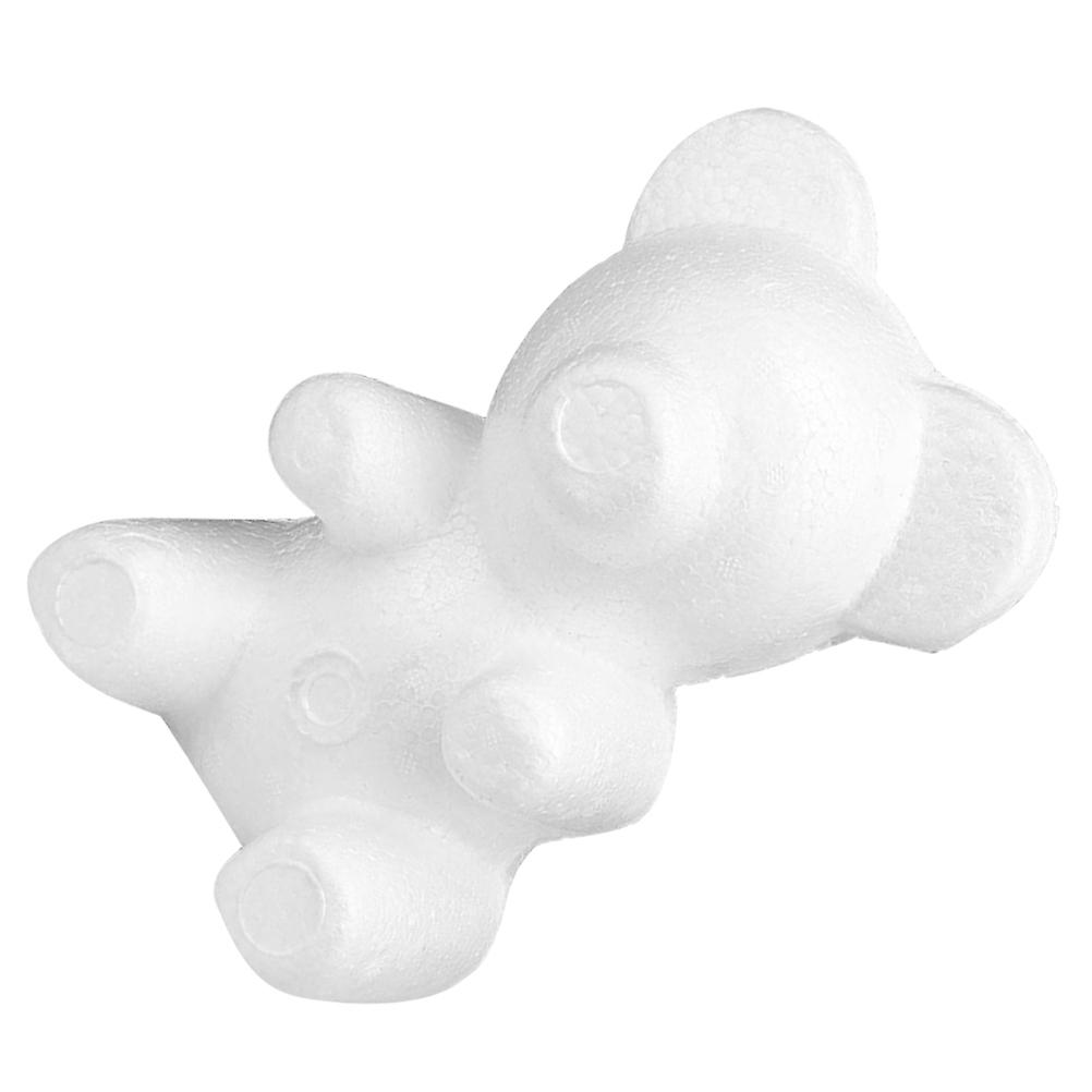Foam Bear Sculpture for DIY Projects White Craft Mold
