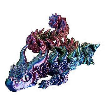 Articulated Dragon Fidgets Toy Fun Stress Reliever for Home Office or Travel Durable 3D Printed Design  Colorful gradient@d2