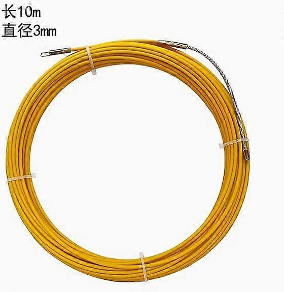 Electrician's cable puller, wall puller, strength puller, cable connector, nylon wall puller, spring wire, fiberglass cable puller, 10M, 3mm