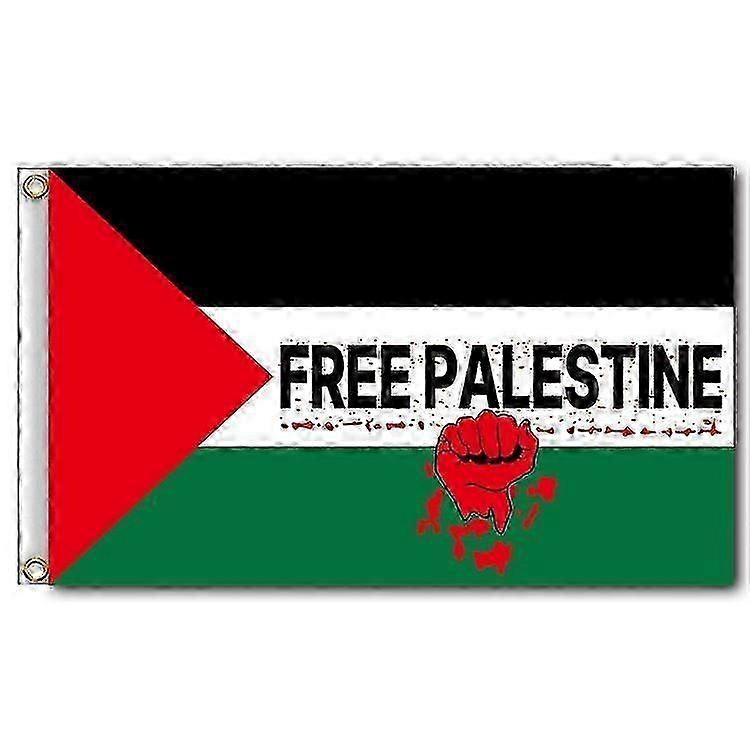 Palestine Flag 3x5 Ft Vivid
