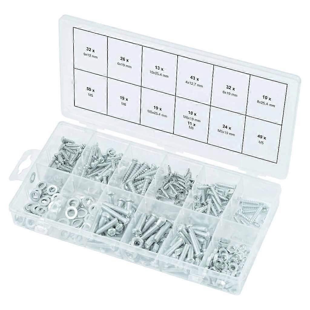 KS Tools 347-delige Schroevenset zelftappend