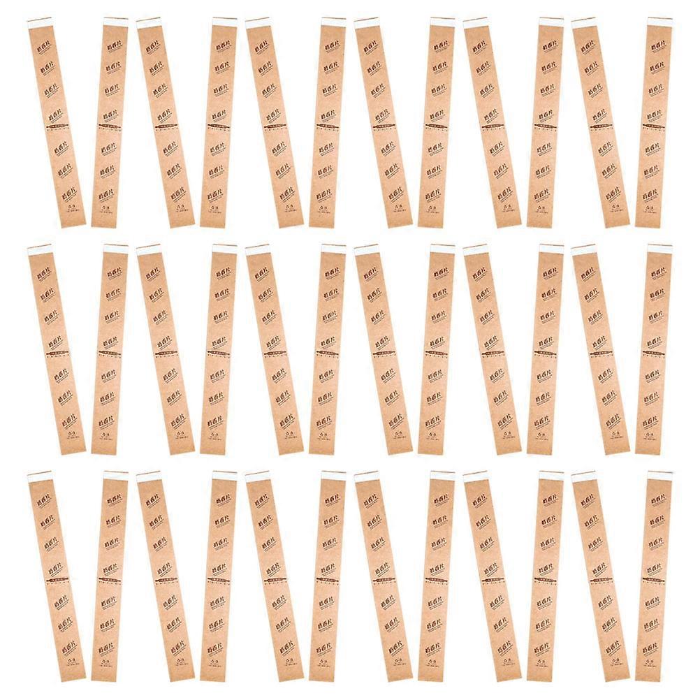 Bakery Packaging Material for Bread Slice Wrapping 500Pcs Brown Paper