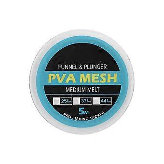 PVA Mesh Water Soluble Ecofriendly Narrow Fishing Net Refill Stocking Trap Bait Bag Net(37mmx5m )_HP