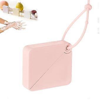 Travel Soap Sheets Pink Dissolvable Portable Paper Soap for Hand Washing and Camping Use