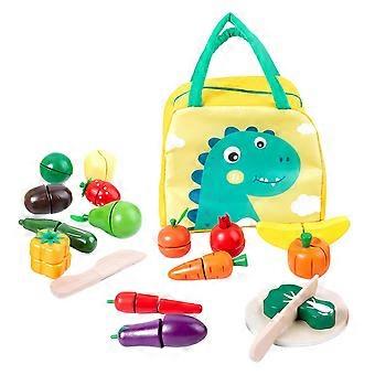 Fruit Vegetable Food Cutting Set Pretend Role Play Pretend Play for Kids