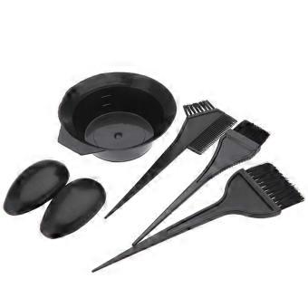 5Pcs Hairdressing Brushes Bowl Combo Salon Hair Color Dye Tint Diy Tool Set Kit
