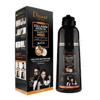 Natural Herbal Blacken Hair Shampoo for White Hair, Plant Enriched Color Dye Supplement for Black Hair Color Multicolor.C2