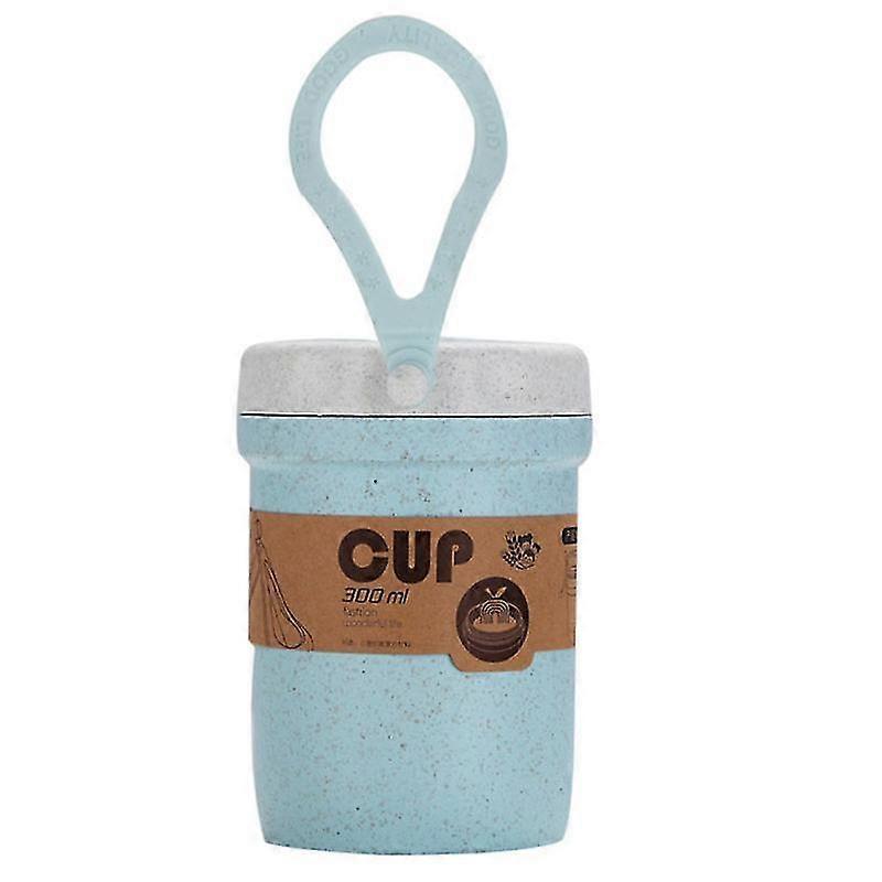 Compact Wheat Straw Insulated Bottle