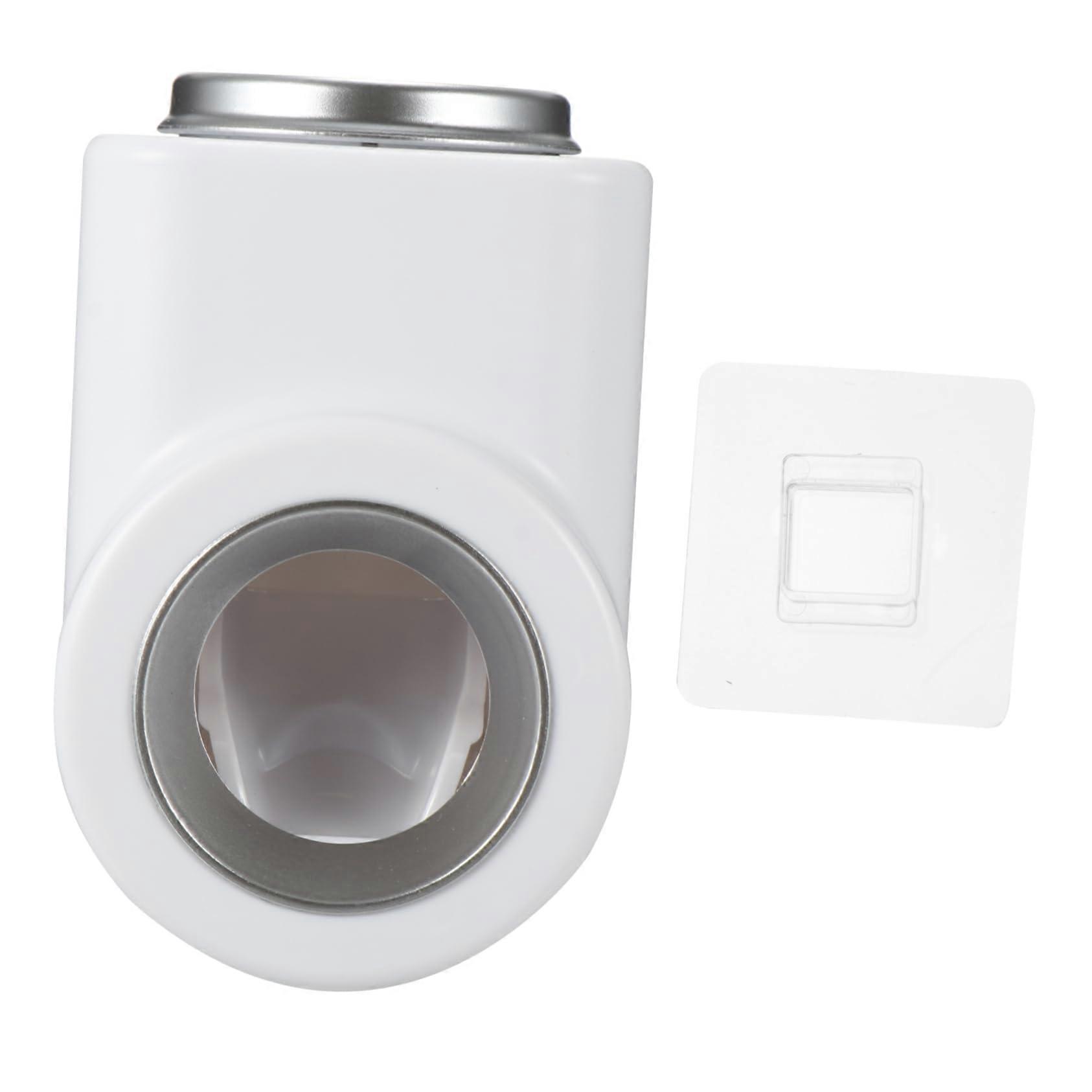 Wall Mounted Automatic Toothpaste Dispenser Squeezer with Toothbrush Holder