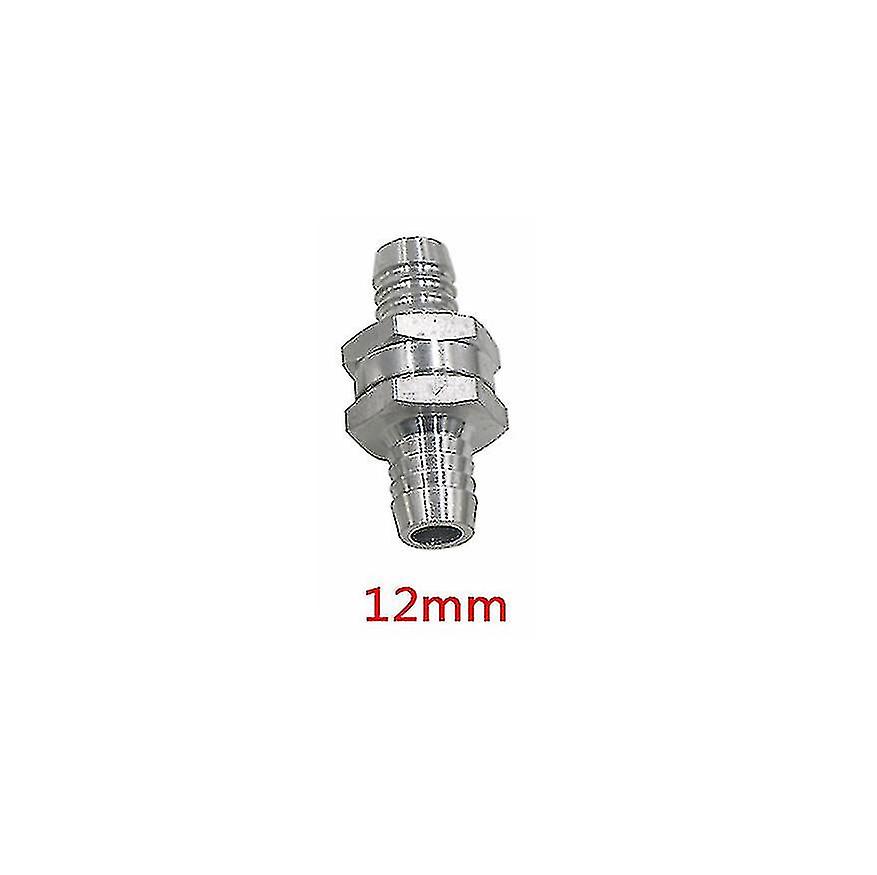 Check Valve Aluminum Fuel Valve, Diesel Gasoline Check Valve 12mm 2pcs