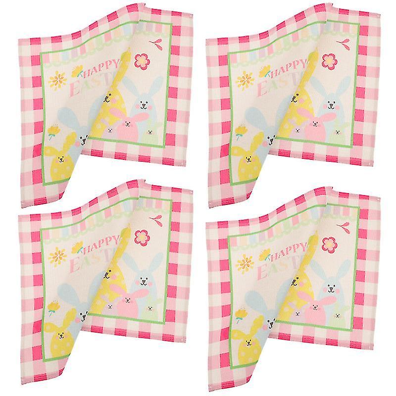 44X33cm Colorful Placemats 4pcs Easter Table Mat Decorative Table Placemat Easter Dining Table Mat F