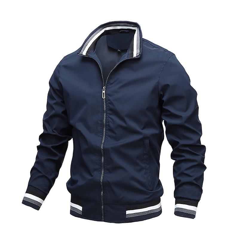 Men's Jackets Casual Autumn Winter Mens Solid Sports Bomber