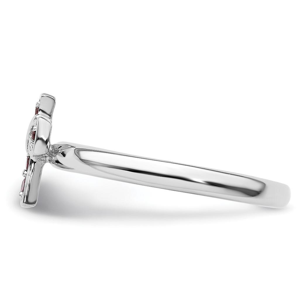 925 Sterling Silver Mens Cross Ring - Rhodium Plated Religious Faith Ring For Men, Hypoallergenic Polished Finish - View #8