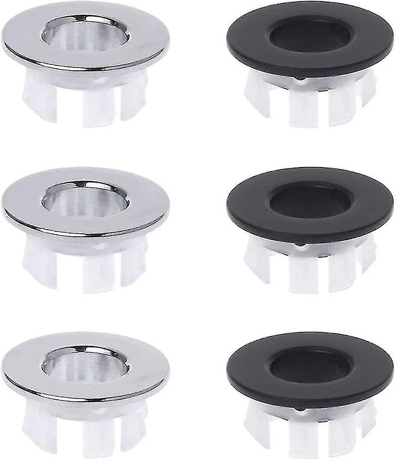 Sink Accessory Parts Sink Overflow Stopper Sink Overflow Ring Sink Overflow Ring Sink Overflow Stopper Cover Scrollsqy 6 piece