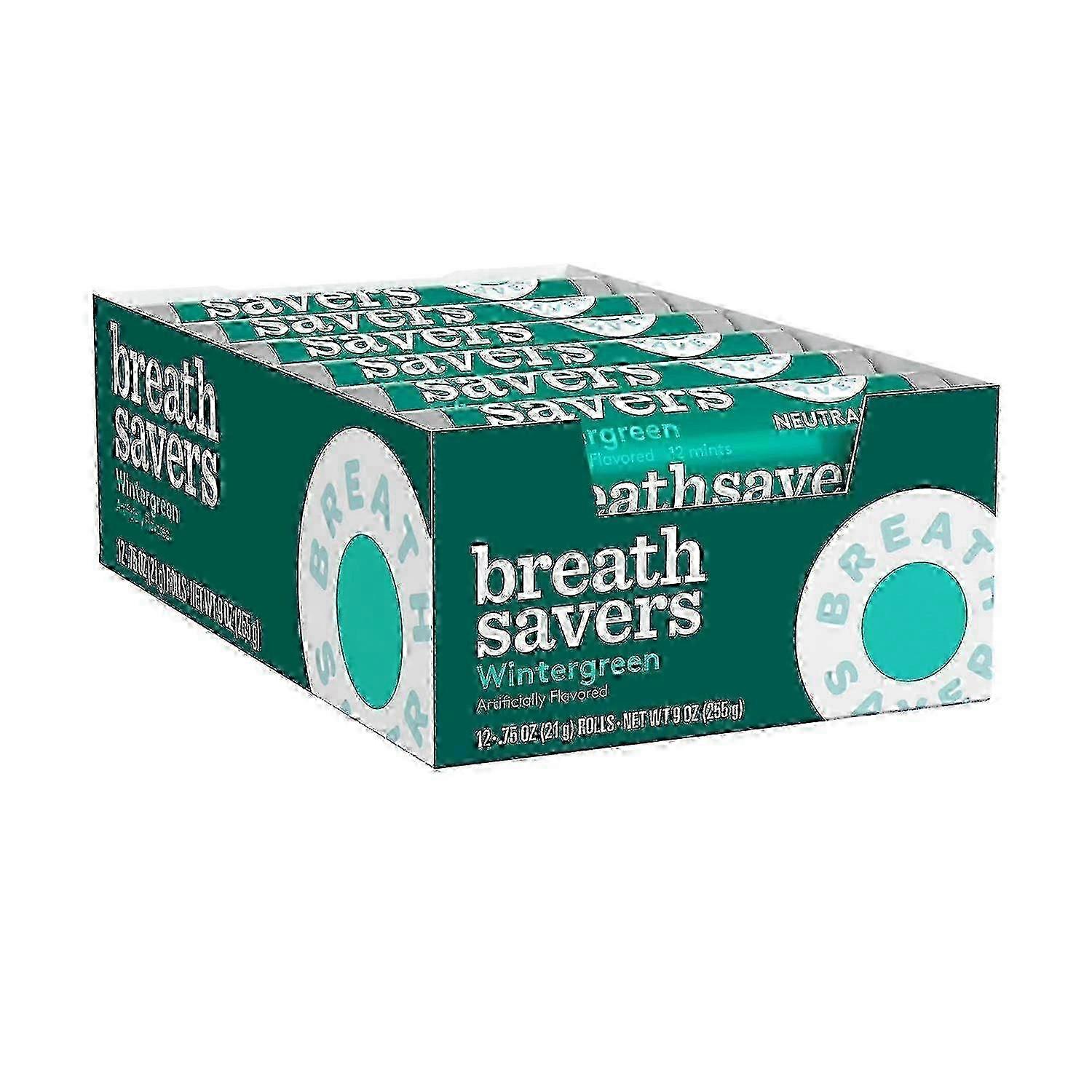 Breath Savers Sugar-free Breath Mints Rolls, Wintergreen, 24 Ea