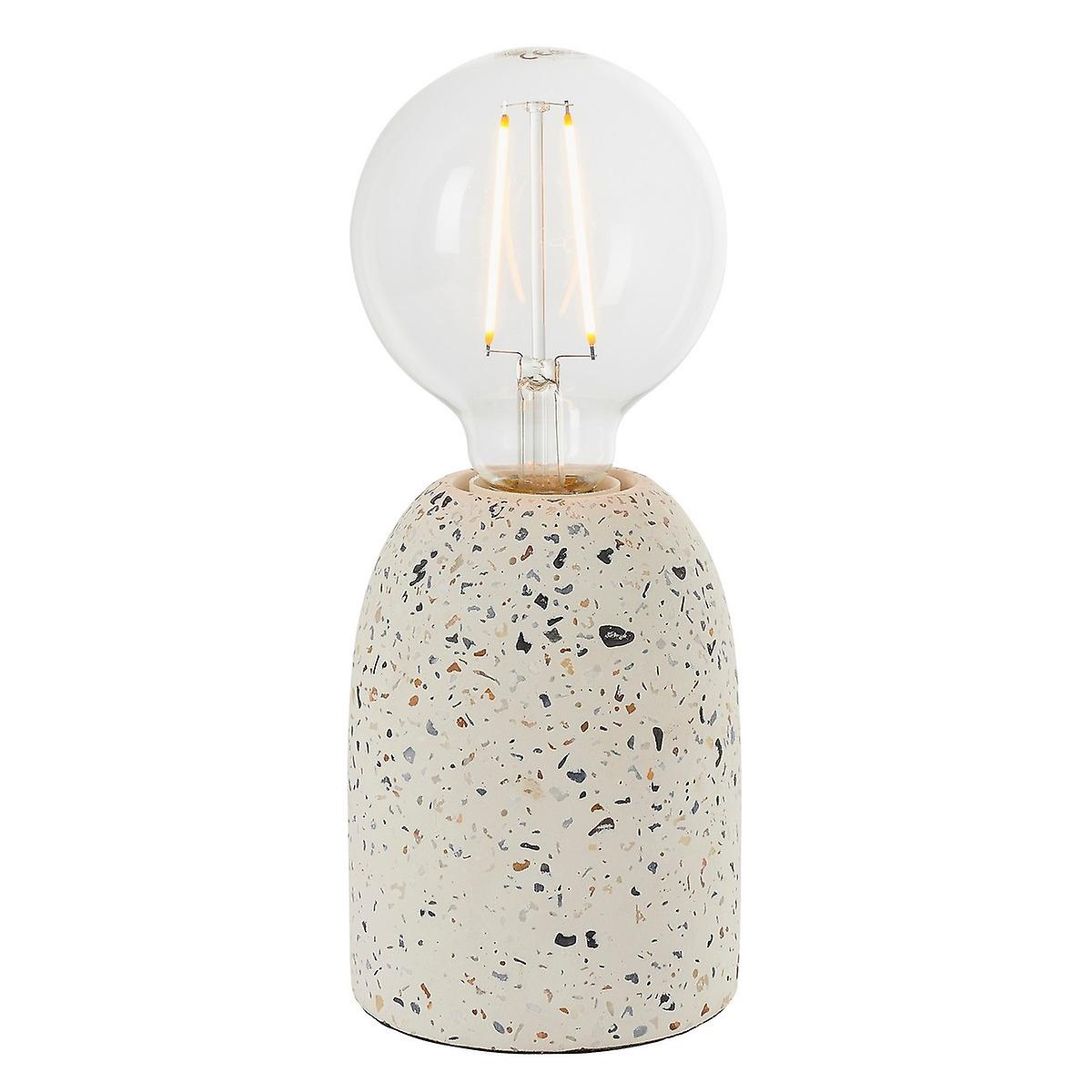 Terrazzo 1 Light Table Light White (Base only), E27