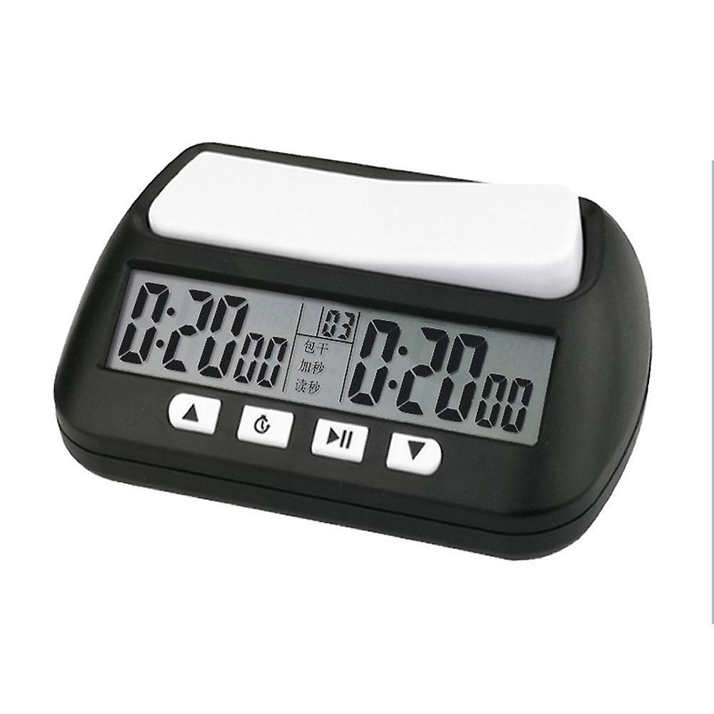 Professional Chess Clock Electronic Board Game Competition Hour Meter Compact Count Up Down Timer
