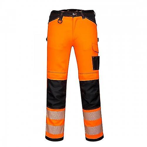 Portwest Mens PW3 Hi-Vis Lightweight Stretch Safety Work Trousers