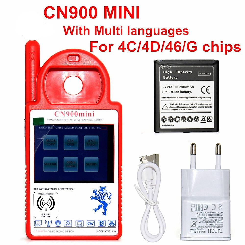 Mini Cn900 Smart Cn900 Mini Transponder Key Programmer Chip Programmer Mini Cn 900 Multi-language Copy 4c/4d Chip
