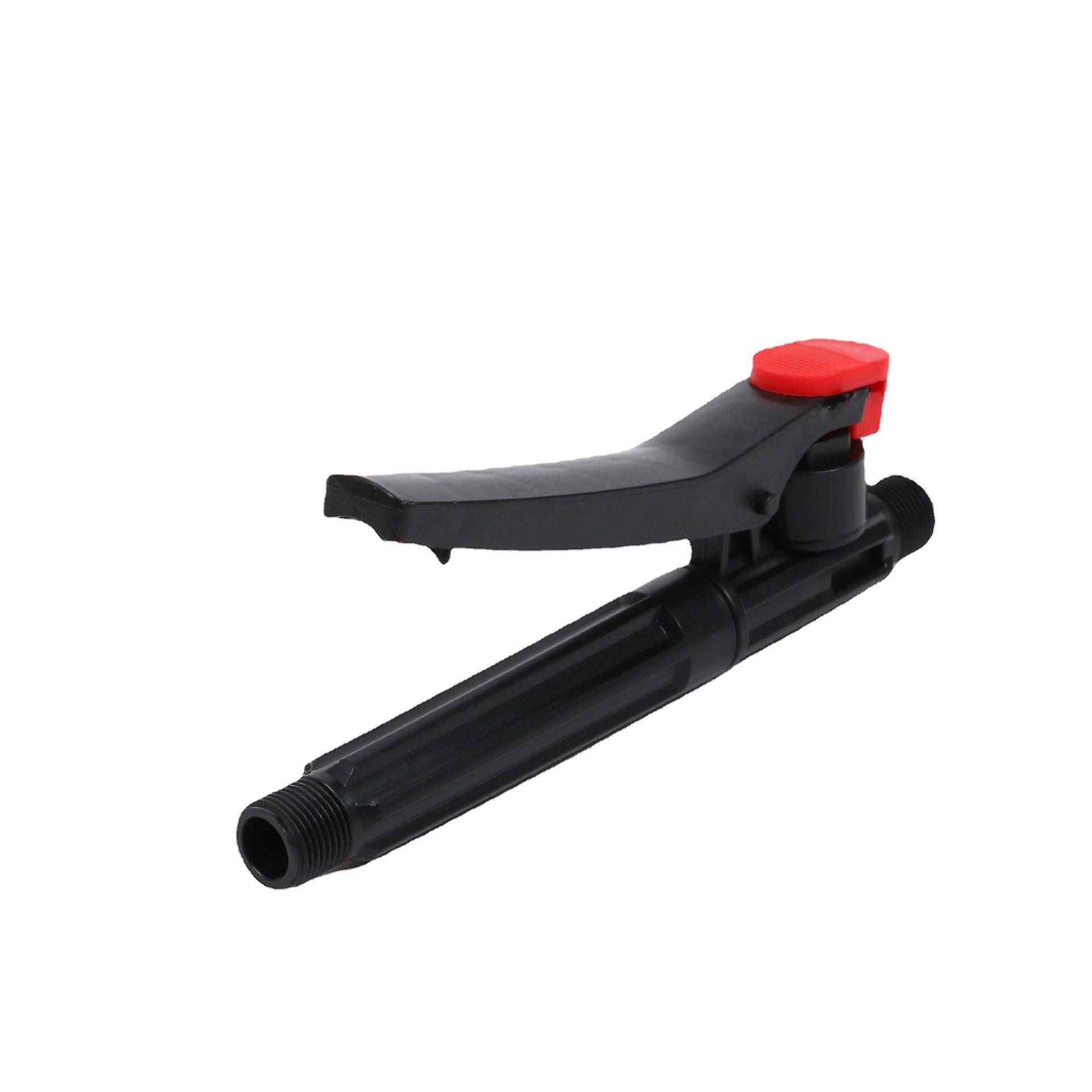 Knapsack Sprayer Handle Automatic Locking Spray Switch,Black,18.8cm