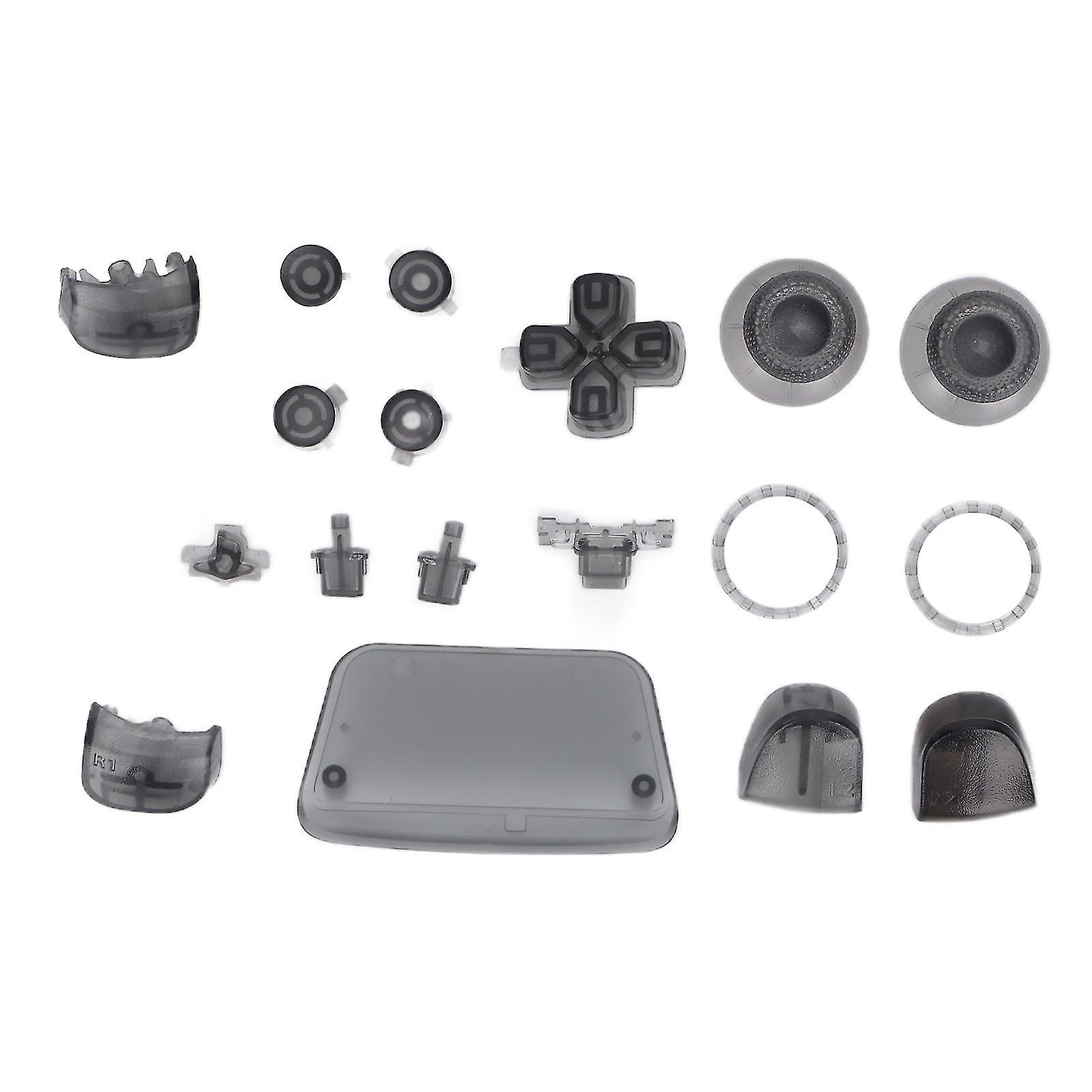 Full Replacement Black ABS Buttons Set for PS5 Game Controller